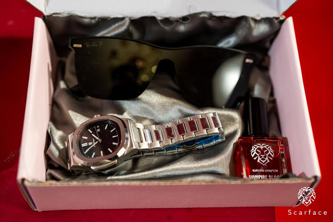 Scarface Premium Watch Combo (Watch+Perfume+Sunglass) Package